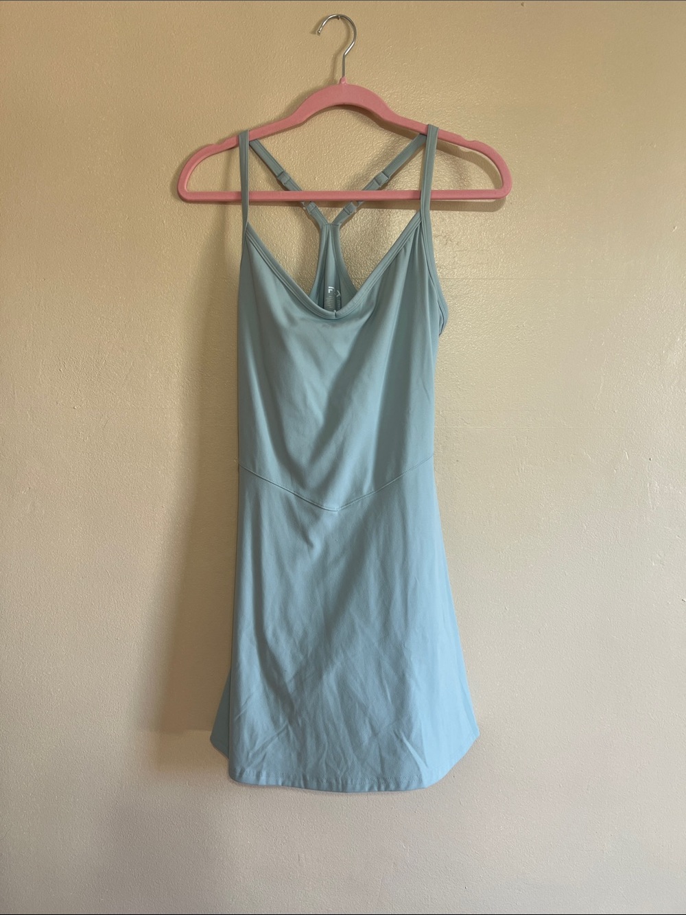 Light Blue Strappy Slip Dress